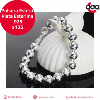 Pulsera Municiones Plata Esterlina .925