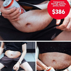Cangurera Panza Peluda