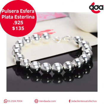 Pulsera Municiones Plata Esterlina .925
