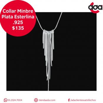 Collar Tirantes Plata .925