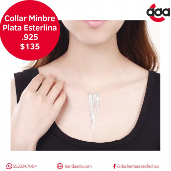 Collar Tirantes Plata .925