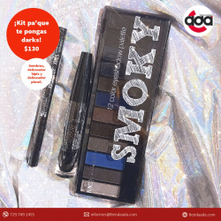 Kit para los ojos dark. Sombras y delineadores